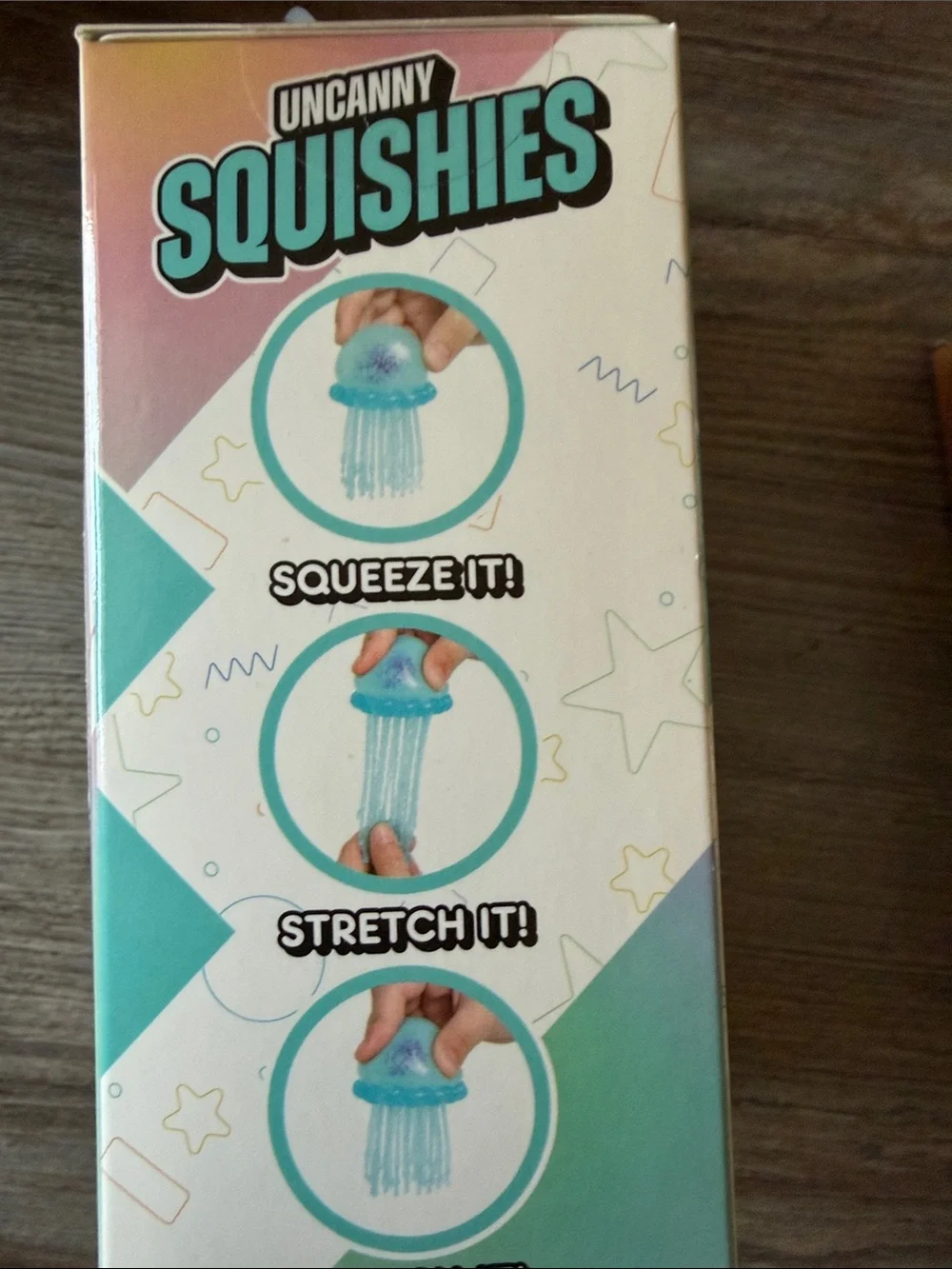 🍁2 big squishes for $25🍂 Jellyfish Squishy Toy - Teal Glitter